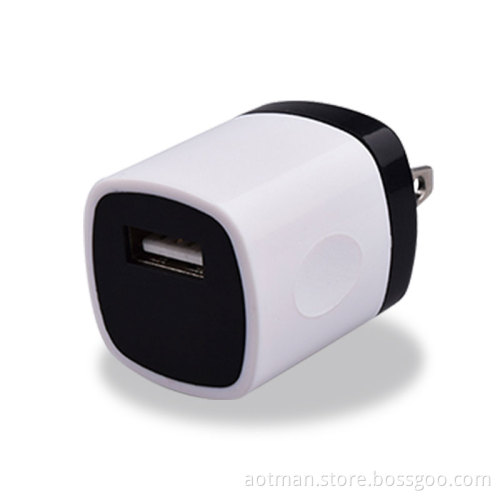 5.0V 1000mA  usb travel adapter charger usb wall mount adapter